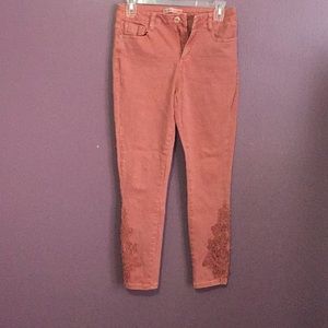 Mudd floral jeans